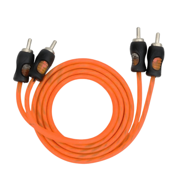 CABO RCA FLEXIVEL LARANJA 5M KX3 PARA USO AUTOMOTIVO