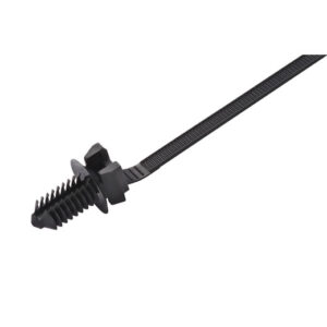 ABRAÇADEIRA HS PR 198X4,8mm C/ PLUG 7mm - 100 PCS - FRONTEC