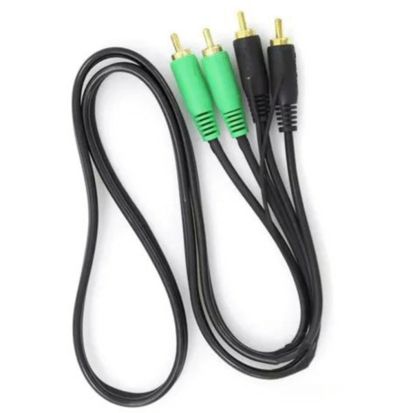 Cabo RCA Comum 4mm 1M - Svart - Image 2