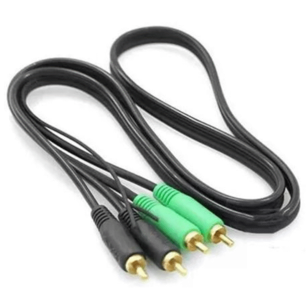 Cabo RCA Comum 4mm 1M - Svart - Image 3