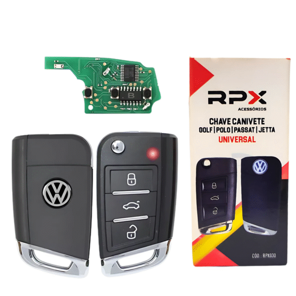 Chave Canivete Golf/Polo/Passat/Jetta - FKS/Sistec/Stetsom - RPX - Image 5