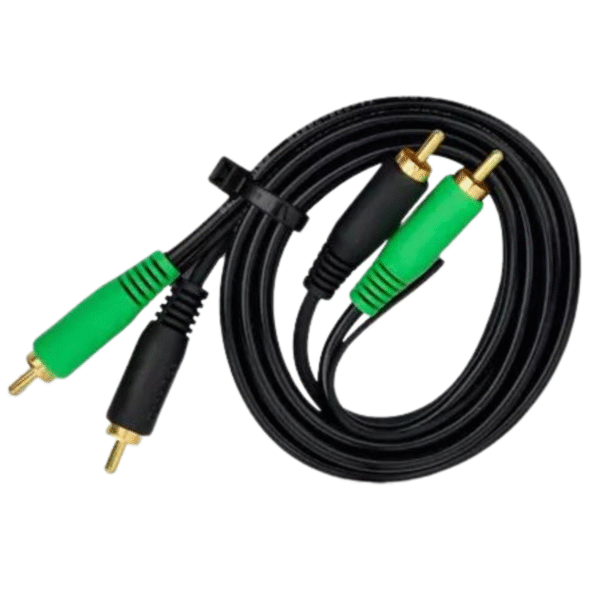 Cabo RCA Comum 4mm 1M - Svart - Image 5
