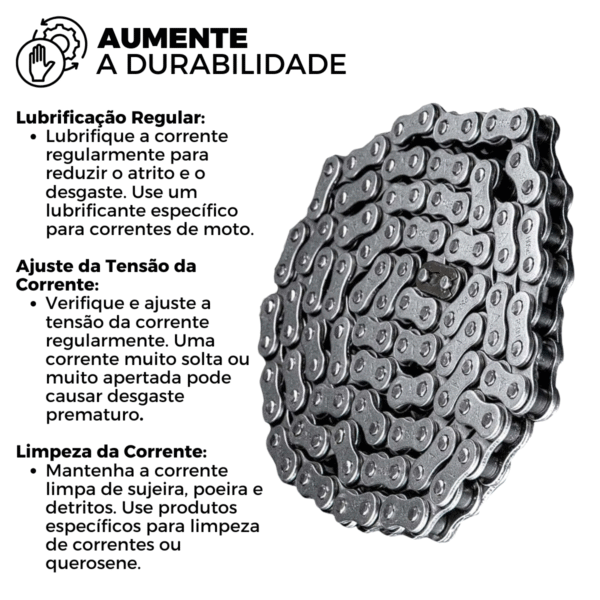 KIT TRANSMISSAO DAROM  COM RETENTOR BIZ 125 05/ - Image 5