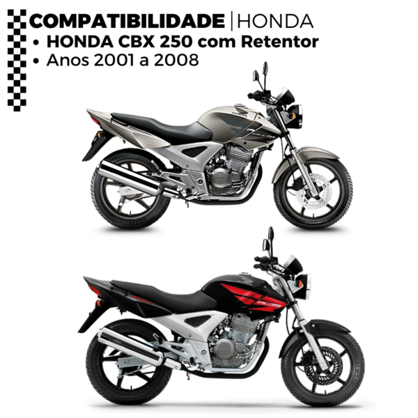 KIT TRANSMISSAO DAROM  COM RETENTOR CBX 250 TWISTER 01/08 - Image 2