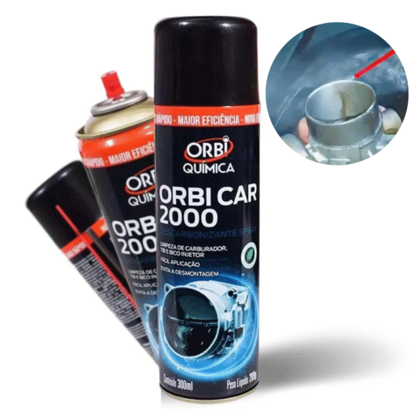 Orbi Car 2000 Descarbonizante Spray - Imagem 3