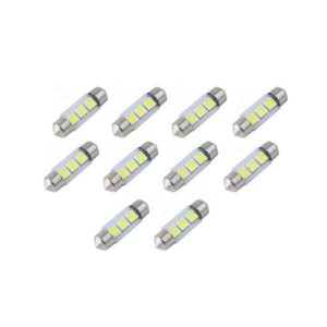 Torpedo led 31mm 3smd 5050 branco 12V (10 Unidades)