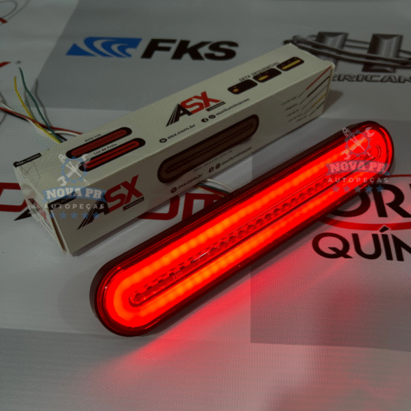 Par Lanterna Carretinha Sequencial Multifunção- 12V - ASX - Imagem 3