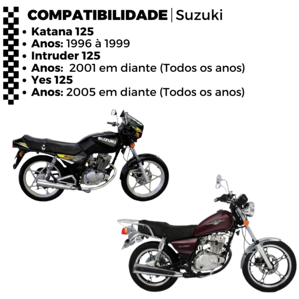 KIT DE RELACAO TRANSMISSAO COMPLETO XTREME STANDARD YES 125 INTRUDER/KATANA S00182XS - Image 2