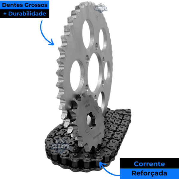GSW070 KIT COROA/PINHAO/CORR. DT 180 - Imagem 4