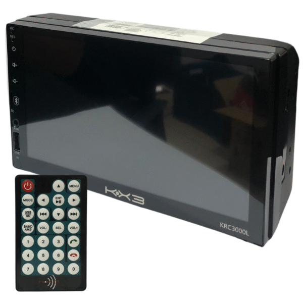 RADIO AUTO MP5 CARPLAY DOUBLE DIM 6 CONECT. RCA C. REMOT KX3 - Imagem 2