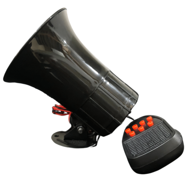 Sirene Polícia Ambulância Megafone 7 Tons 12/24v Bivolt Asx - Image 2