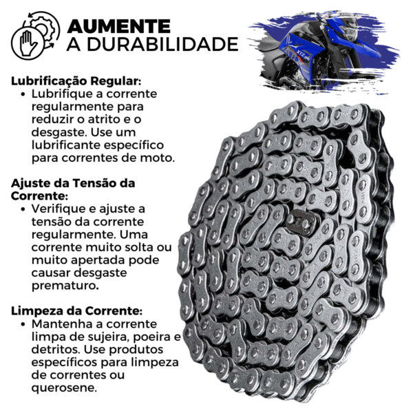 KIT TRANSMISSAO DAROM  COM RETENTOR XTZ LANDER 250 09/ - Image 5