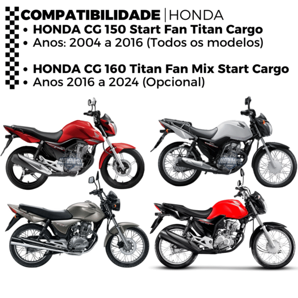 KIT CG 150 [START/CARGO/FAN/TITAN] (04-16) 43Z X 16Z C/ CORRENTE 428HO X 118L C/ANEL - TOP (1045) - Image 2