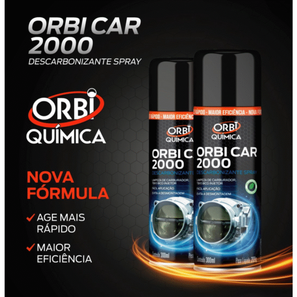 Orbi Car 2000 Descarbonizante Spray - Imagem 6