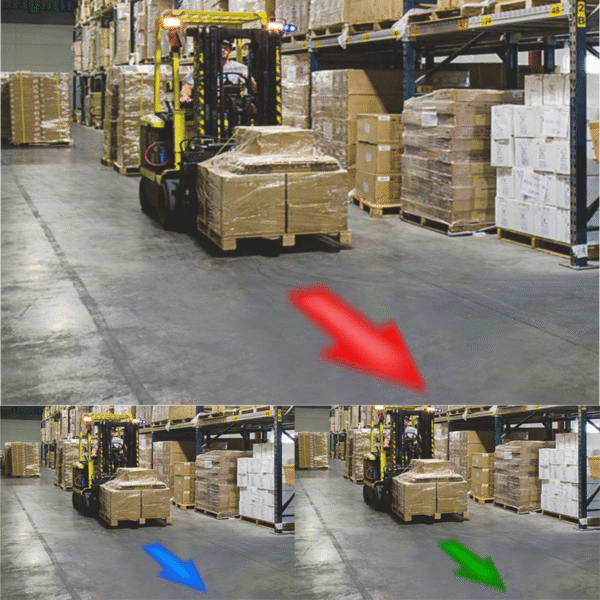 Lampada de Trabalho - Flecha Azul - 1 led - 3w 12-80v - YL - Imagem 4