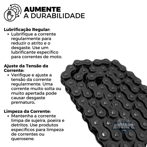 KIT DE RELACAO TRANSMISSAO COMPLETO XTREME H03971X CB300 300R - Image 5