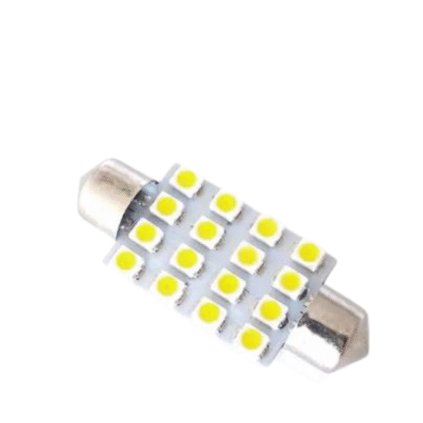 Torpedo led 39mm 9 smd 5050 branco 12V (10 Unidades) - Imagem 4
