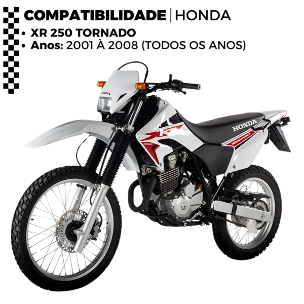 KIT DE RELAÇÃO TRANSMISSAO COMPLETO XTREME H03119X XR 250 TORNADO 48/12 - Image 2