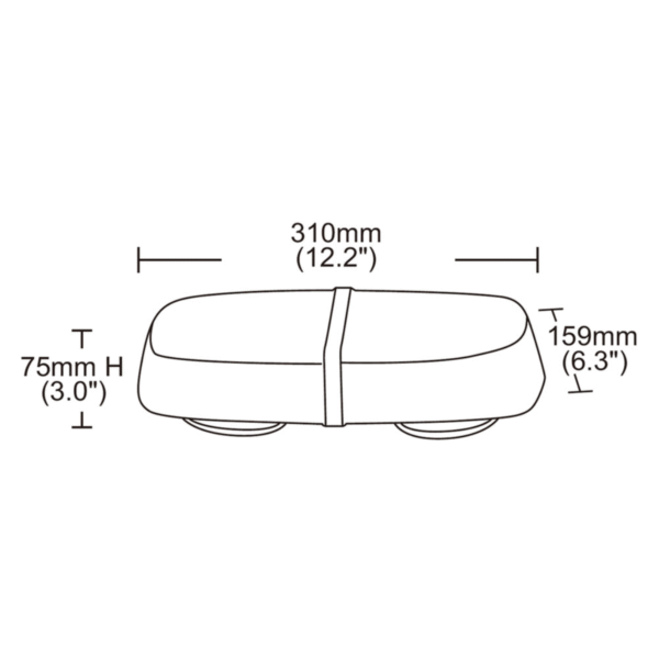 Mini Giroflex 12-24v - Ambar - YL - Imagem 5
