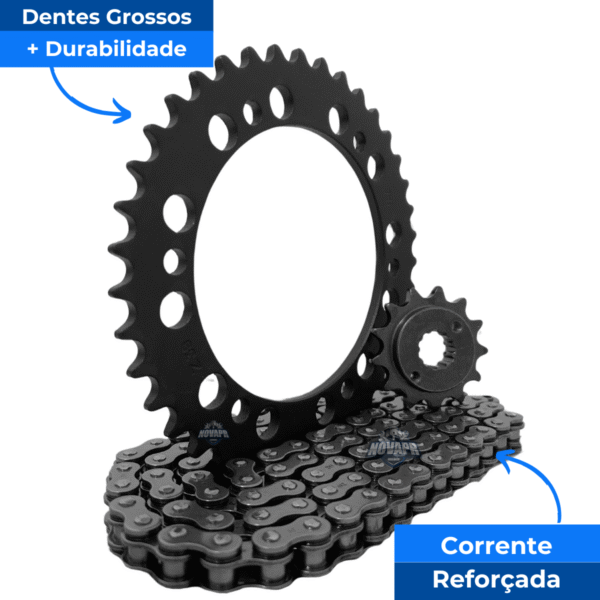 KIT DE RELACAO TRANSMISSAO COMPLETO XTREME H03974X XRE 300 - Image 6
