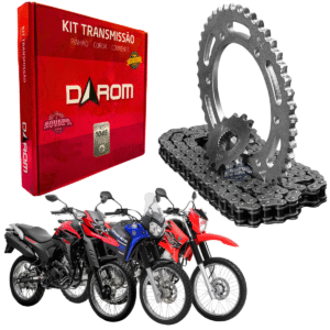 KIT TRANSMISSAO DAROM LANDER 250 09/ - XTZ 250 TENERE 11/