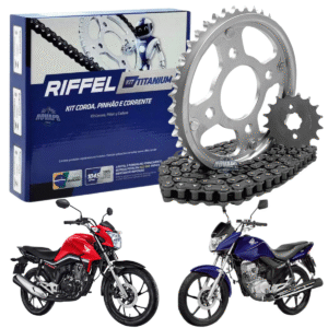 KIT CG 160 [TITAN/FAN/START/CARGO] (16-24) / CG 150 [START/CARGO/TITAN/FAN] (04-16) 44Z X 15Z C/CORRENTE 428H X 118L C/A