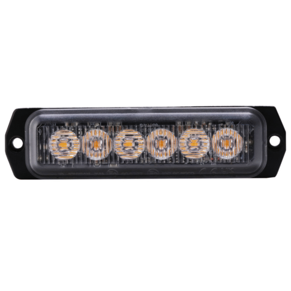 Mini Strobo 12 cm - 12-24v - Ambar - YL - Imagem 2