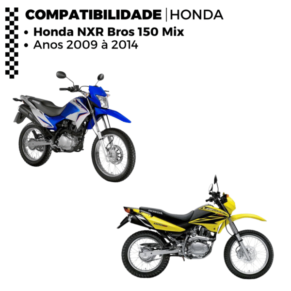 KIT DE RELACAO TRANSMISSAO COMPLETO XTREME H03977X NXR BROS 150 - Imagem 2
