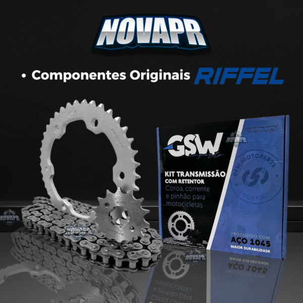 GSW077R KIT COROA/PINHAO/CORR. FZ15 2023 COM RETENTOR - Image 7