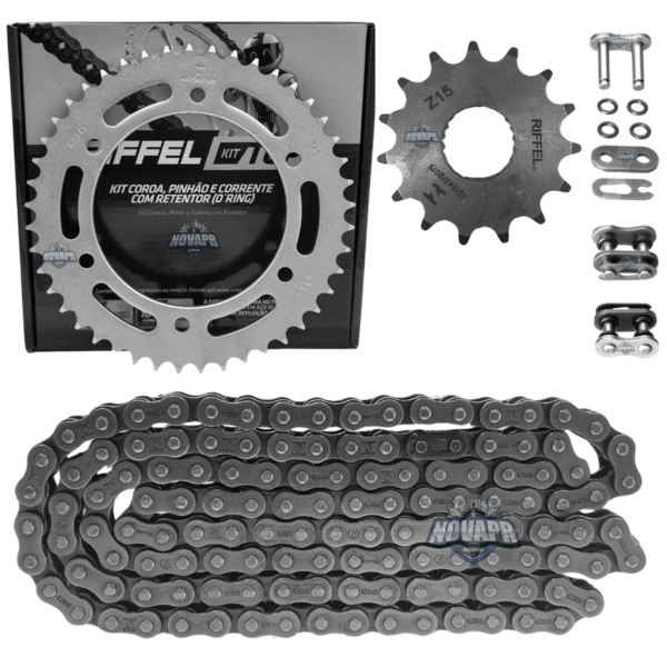 KIT YS 250 FAZER (05-17) 45Z X 15Z C/ CORRENTE O'RING 428HO X 132L - TOP (1045) - Image 6