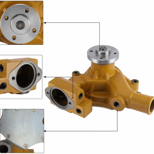 Bomba De Agua Komatsu Pc120 Pc130 Pc138 6 Furos Qsb 3.3 - Image 2