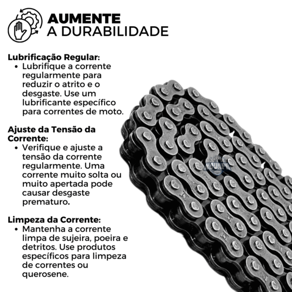 KIT DE RELACAO TRANSMISSAO COMPLETO XTREME CB 250F H04011X - Image 4