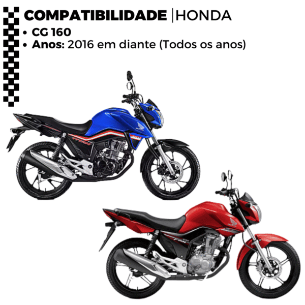 KIT DE RELACAO TRANSMISSAO COMPLETO XTREME STANDARD CG 160 H04007XS - Image 2