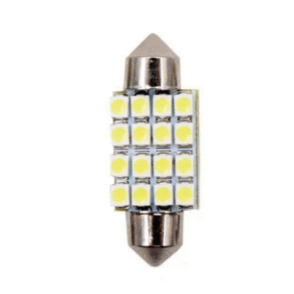 Torpedo led 39mm 9 smd 5050 branco 12V (10 Unidades) - Imagem 3
