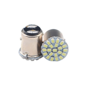 Lâmpada LED 2 Polos 22 smd 1206 branco 12V (2 Unidades)