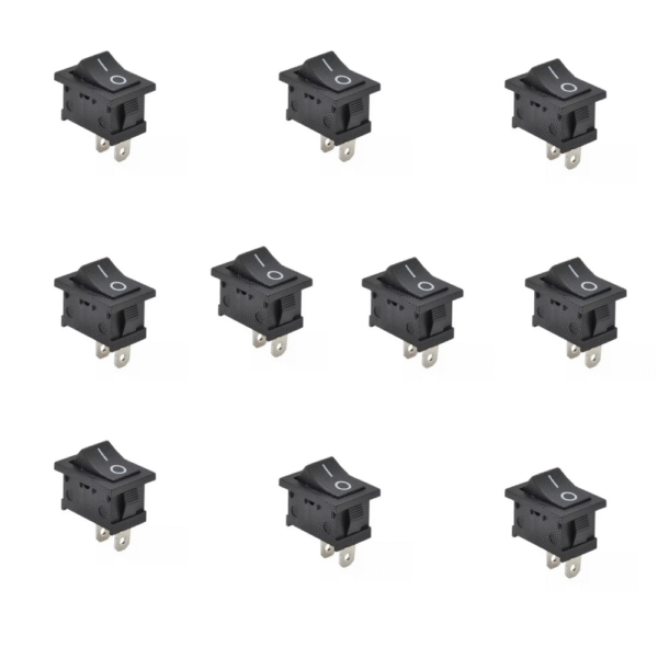 Chave Gangorra Kcd1-101 2t 2a/8a 250v Preta C/10 Unidades