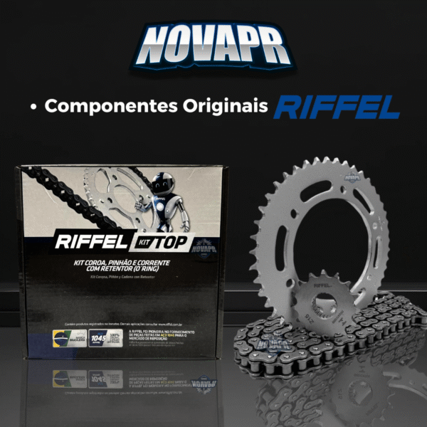 KIT YS 250 FAZER (18-24) / FZ 250 (18-21) 46Z X 15Z C/ CORRENTE O'RING 428HO X 136L - TOP (1045) - Image 7
