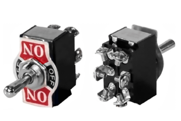 Chave Comutadora On/Off/On - 10A-250Vac / 15A-125Vac - 6 Polos - Imagem 2