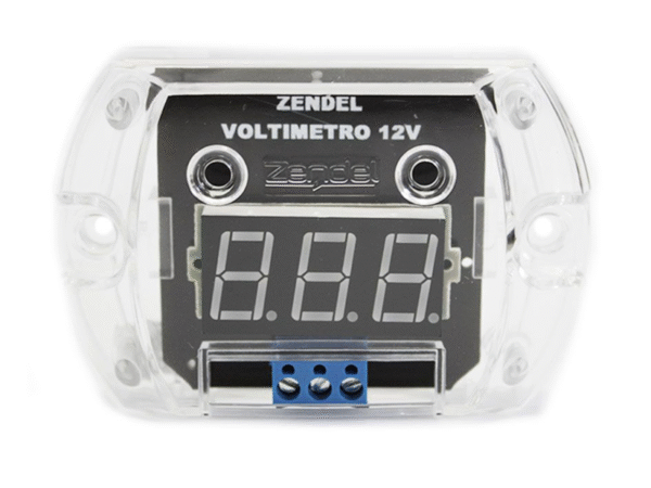 VOLTIMETRO DIGITAL 12V - ZENDEL - Imagem 2