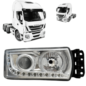 Farol Principal Led Compatível Com Iveco Stralis Hi-way - Ld
