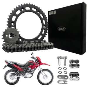 KIT DE RELACAO TRANSMISSAO COMPLETO XTREME H03977X NXR BROS 150
