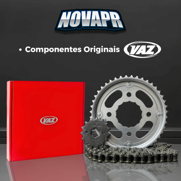 KIT DE RELACAO TRANSMISSAO COMPLETO XTREME STANDARD CG 160 H04007XS - Image 6