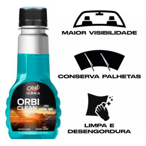 Orbi Clean - Limpa Parabrisa - 100Ml - Imagem 3