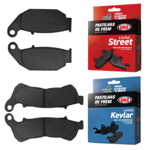 Kit Pastilhas de Freio Honda CB 250F Twister 2016 a 2023 PM0112K + PM0115S