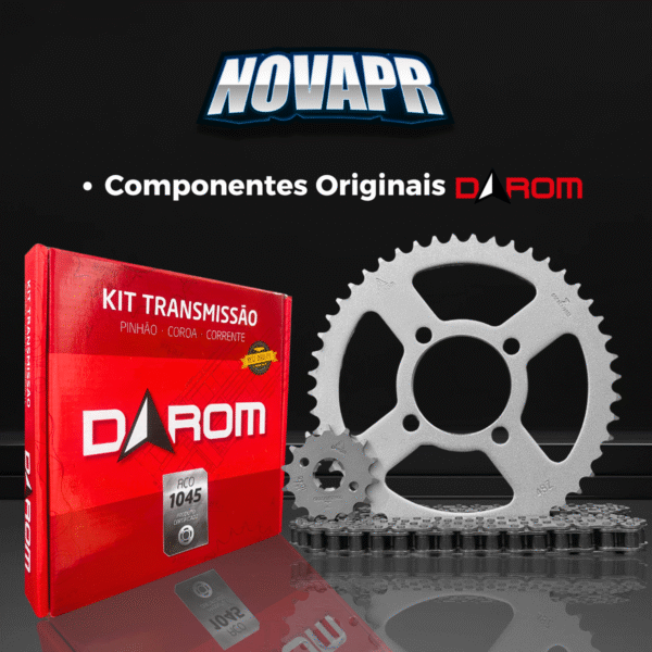 KIT TRANSMISSAO DAROM XTZ 125 03/ - Image 7