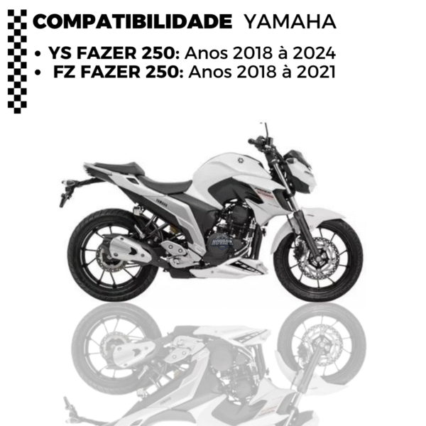 KIT YS 250 FAZER (18-24) / FZ 250 (18-21) 46Z X 15Z C/ CORRENTE O'RING 428HO X 136L - TOP (1045) - Image 2