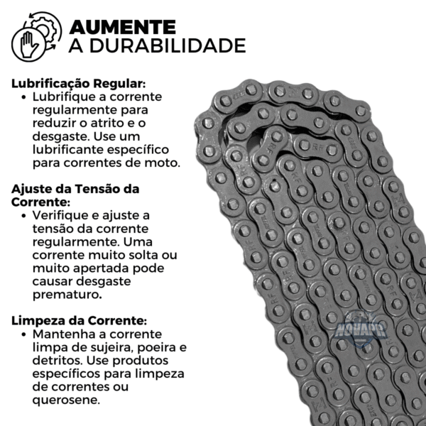 KIT CG 125 [CARGO/FAN] (09-13) 43Z X 14Z C/ CORRENTE O-RING 428HO X 116L C/ANEL - TOP (1045) - Image 5