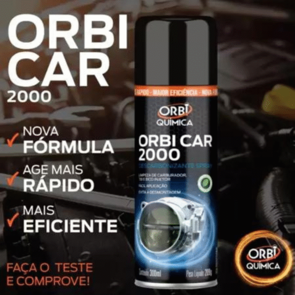Orbi Car 2000 Descarbonizante Spray - Imagem 5