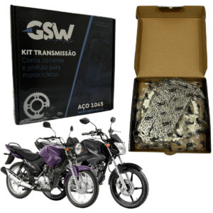 GSW017R KIT COROA/PINHAO/CORR. YBR/FACTOR 125 C/ RETENTOR