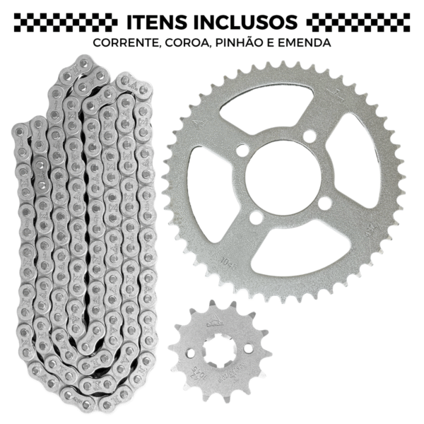KIT TRANSMISSAO DAROM XTZ 125 03/ - Image 5